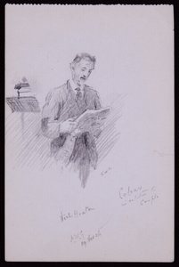Porträt von Noel Heaton von Francis Wilfred Lawson