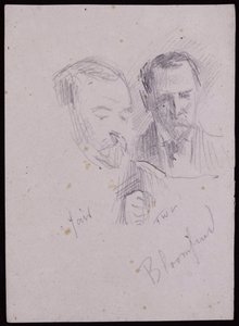 Porträt von Reginald Blomfield, ca. 1894 von Francis Wilfred Lawson