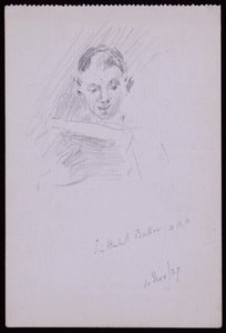 Porträt von Sir Herbert ARA Baker von Francis Wilfred Lawson