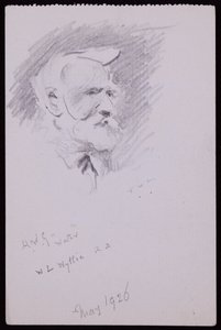 Porträt von WL Wyllie von Francis Wilfred Lawson