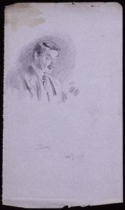 Porträt von William Strang von Francis Wilfred Lawson