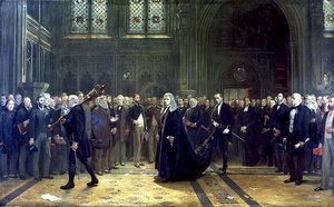 Die Prozession des Sprechers im Jahr 1881 von Francis Wilfred Lawson