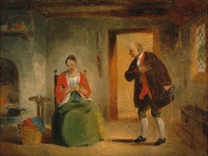 Innenraumstudie von Francis William Edmonds