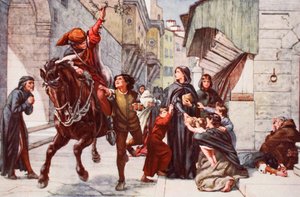 Hilfe in Florenz nach dem Angriff der Liga