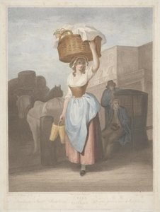 Erdbeeren, süße Erdbeeren, graviert von Giovanni Vendramini (1769-1839) 1795 von Francis after Wheatley