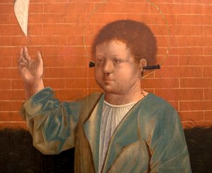 Heiliger Cyr (Detail) von Francisco (attr.to) Henriques