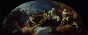 Alttestamentliche Figuren im Paradies von Francisco Bayeu y Subias