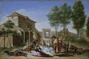 Im Feld, um 1784-85 von Francisco Bayeu y Subias