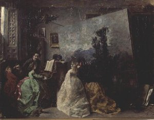 Das Atelier von Antonio Munoz Degrain
