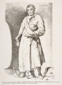 Äsop, aus Radierungen nach Velazquez, 1778 von Francisco de Goya