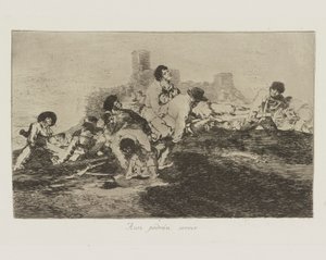Aun podrán servir (Sie können noch nützlich sein), pl. 24 aus der Serie Los desastres de la guerra (Die Schrecken des Krieges)