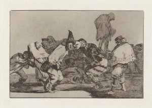 Disparate de carnabal, aus der Serie Los disparates von Francisco de Goya