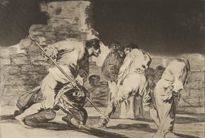 Disparates Los Proverbios, ca. 1816-23 veröffentlicht 1864 von Francisco de Goya