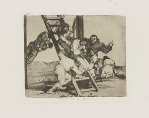 Duro es el paso! (Es ist schwer!) von Francisco de Goya