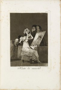 Hasta la muerte, 1799-1799 von Francisco de Goya
