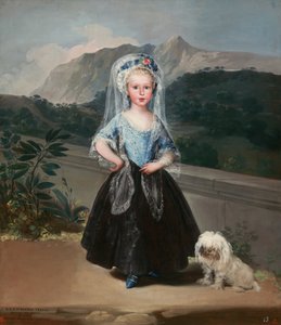 María Teresa de Borbón y Vallabriga, später Condesa de Chinchón, 1783 von Francisco de Goya