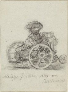 Bettler, die sich in Bordeaux selbst fortbewegen von Francisco de Goya