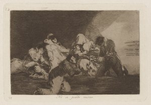 No se puede mirar (Man kann nicht) von Francisco de Goya