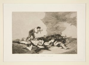 Para eso habeis nacido (Dafür seid ihr geboren), pl. 12 aus Los desastres de la guerra (Die Schrecken des Krieges) von Francisco de Goya