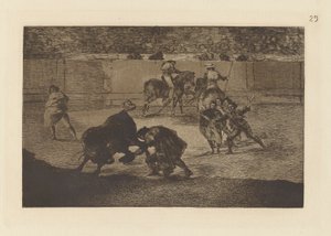 Pepe Illo macht den Pass des von Francisco de Goya