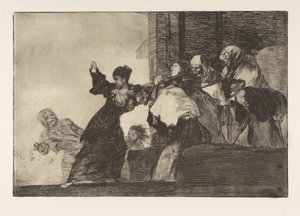 Tafel 11 aus den Disparates: Arme Torheit von Francisco de Goya