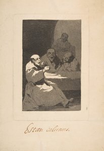 Tafel 13 aus Los Caprichos: Sie sind heiß (Estan Calientes), 1797-98 von Francisco de Goya