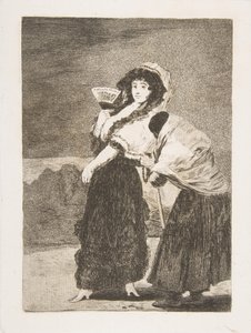 Platte 16 aus Los Caprichos: Um Himmels willen: und es war ihre Mutter Dios la Perdone..., 1797-98 von Francisco de Goya