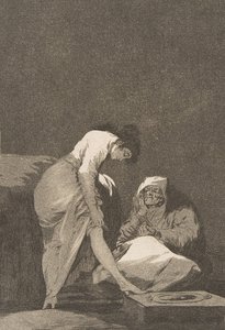 Tafel 17 aus Los Caprichos: Es ist schön gespannt, 1797-98