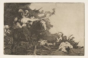 Tafel 17 aus Die Schrecken des Krieges: Sie..., 1810 veröffentlicht 1863