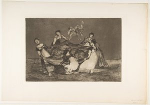 Tafel 1 aus den Disparates: Weibliche Torheit, ca. 1816-23 veröffentlicht 1864
