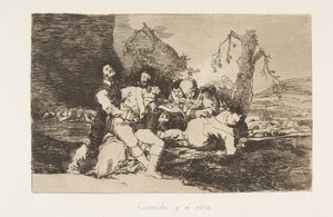 Tafel 20 aus Die Schrecken des Krieges Los Desastres de la Guerra: Get t... (1810 veröffentlicht 1863) von Francisco de Goya