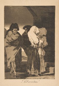Platte 22 aus Los Caprichos: Arme kleine Mädchen!, 1799, posthumer Druck