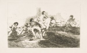 Platte 24 aus Die Schrecken des Krieges Los Desastres de la Guerra: Sie können immer noch nützlich sein, 1810