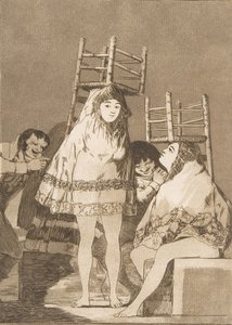 Tafel 26 aus Los Caprichos: Sie haben schon einen Platz, 1799