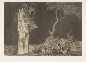 Tafel 2 aus den Disparates: Torheit der Angst, ca. 1816-23 veröffentlicht 1864