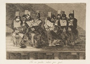 Tafel 35 aus Die Schrecken des Krieges Los Desastres de La Guerra: Ein C..., 1810 veröffentlicht 1863 von Francisco de Goya