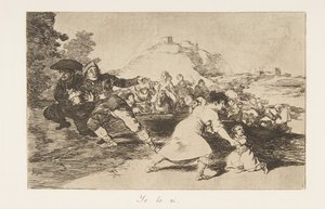 Platte 44 aus Die Schrecken des Krieges Los Desastres de la Guerra: Ich sah... (1810, veröffentlicht 1863)