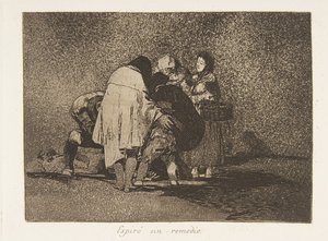 Platte 53 aus Die Schrecken des Krieges: Th..., 1811-12 veröffentlicht 1863 von Francisco de Goya