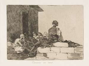 Platte 54 aus Die Schrecken des Krieges Los Desastres de la Guerra: Ap..., 1811-12 veröffentlicht 1863 von Francisco de Goya