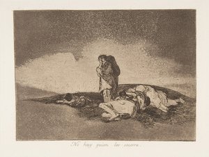 Tafel 60 aus Die Schrecken des Krieges: Th..., 1811-12 veröffentlicht 1863 von Francisco de Goya