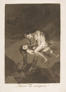 Tafel 62 aus Los Caprichos: Wer hätte das gedacht Quien lo creyera!, 1799 von Francisco de Goya