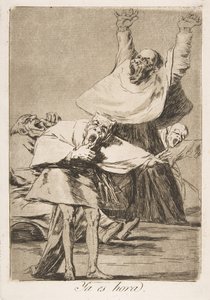 Tafel 80 aus Los Caprichos: Es ist Zeit Ya es hora von Francisco de Goya