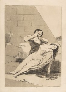 Tafel 9 aus Los Caprichos: Tantalus Tantalo., 1799 von Francisco de Goya