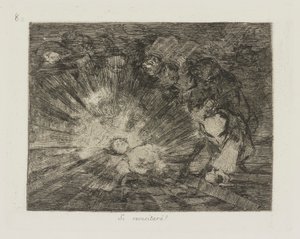 Si resucitará?, Platte 80 aus der Serie Los desastres de la guerra von Francisco de Goya