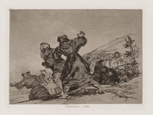 Tambien esto (Das auch), Platte 43 aus Los desastres de la guerra (Die Schrecken des Krieges) von Francisco de Goya