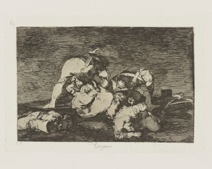 Tampoco. (Auch diese nicht), Platte 10 aus der Serie Los desastres de la guerra (Die Schrecken des Krieges)