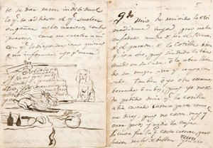Brief an Martín Zapater von Francisco de Goya