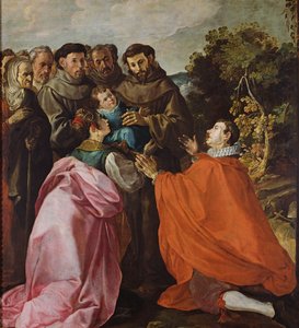 Heilung des Hl. Bonaventura durch den Hl. Franz von Assisi, um 1628