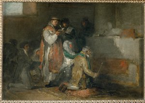 Le mariage inégal von Francisco Jose de (circle of) Goya y Lucientes