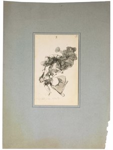 Bajan riñendo, oder Sie gehen streitend hinunter von Francisco de Goya